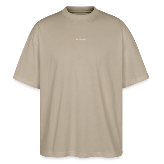 "unique." - cream - stone