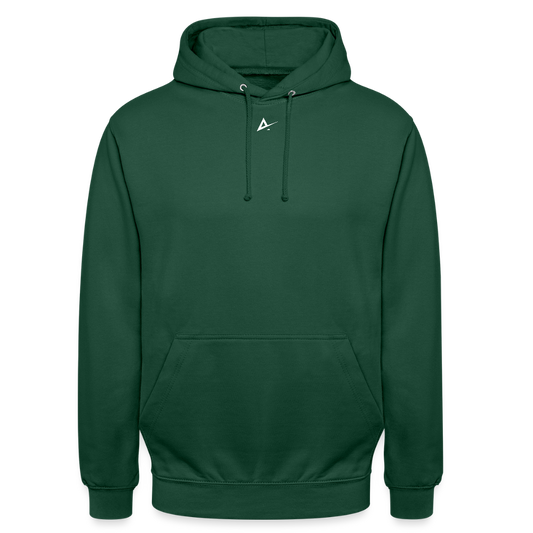 "no pain, no gain." hoodie - bottle green - bottle green
